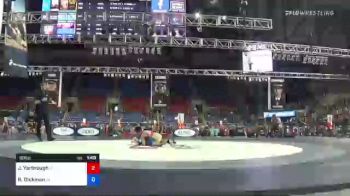88 lbs Quarterfinal - Javaan Yarbrough, Ohio vs Revin Dickman, Indiana