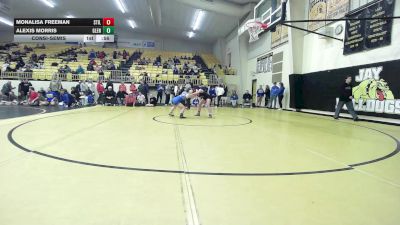 100 lbs Consolation - Monalisa Freeman, Stillwell HS Girls vs Alexis Morris, Glenpool Girls HS