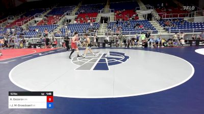 157 lbs Rnd Of 64 - Arthur Gazarov, WA vs Jd Minder-Broeckaert, WI