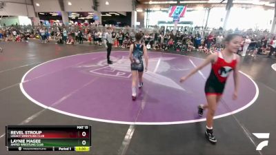 95 lbs Quarterfinal - Laynie Magee, Amped Wrestling Club vs Revel Stroup, Legacy Wrestling Club