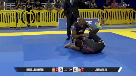 Leon Davis Jr. vs Mario J. Coronado 2025 Pan IBJJF Jiu-Jitsu No-Gi Championship