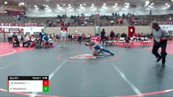 122-134 lbs Round 1 - Brayden McMillan, Southport vs Amin Mardanzai, Franklin Central