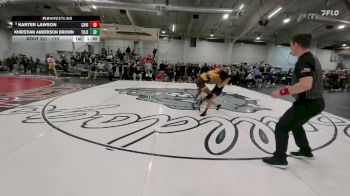 113 lbs Champ. Round 2 - Karter Lawson, Castle View vs Khristian Anderson Brown, Thomas Jefferson