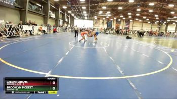 140 lbs Rd# 4- 2:00pm Friday Final Pool - Brooklyn Pickett, Gotcha vs Jaedan Adams, Oklahoma Elite