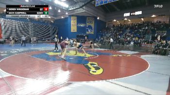 144 lbs Champ. Round 3 - Derek Winseman, Dobyns Bennett vs Jack Campbell, Nazareth