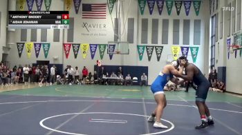 285 lbs Cons. Round 2 - Anthony Snodey, Cedar Rapids Jefferson vs Aidan Jenaman, Wahlert, Dubuque