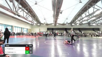 53 lbs Rr Rnd 5 - Jared Freeman, Team Tugman vs Delaney Coleman, Seagull Wrestling Club