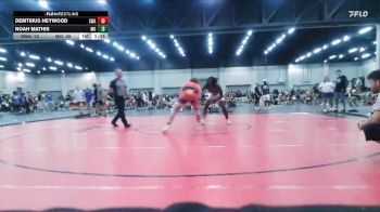 215 lbs Round 1 (4 Team) - Demtrius Heywood, Slate Wrestling Academy vs Noah Mathis, Missouri Outlaws