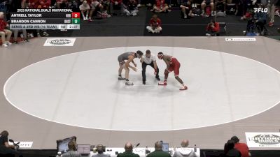 157 lbs Semis & 3rd Wb (16 Team) - Brandon Cannon, Ohio State vs Antrell Taylor, Nebraska