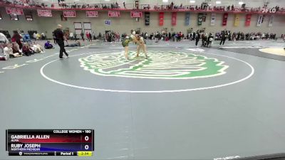 180 lbs Cons. Round 1 - Ruby Joseph, Northern Michigan vs Gabriella Allen, Alma