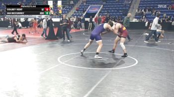 215 lbs Consi Of 8 #1 - Colbey Kent, Whittier vs Ian McCubrey, Nashua South