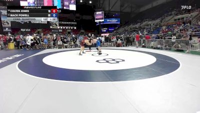 157 lbs Cons. Quarters - Colten Jones, VA vs Mack Powell, OK
