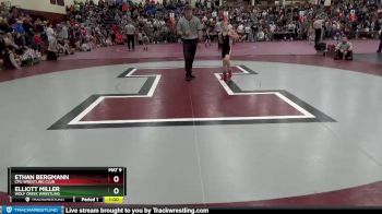 J-7 lbs Cons. Round 1 - Ethan Bergmann, CPU Wrestling Club vs Elliott Miller, Wolf Creek Wrestling