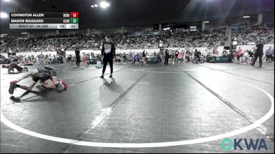 84 lbs Consolation - Covington Allen, Scrap Yard Training vs Mason Maggard, Claremore Wrestling Club