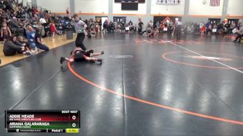 PW-3 lbs Round 2 - Addie Meade, Big Game Wrestling Club vs Ariana Galararaga, Hammerin Hawks