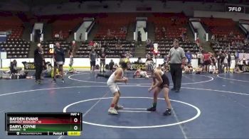 62 lbs Round 2 (6 Team) - Bayden Evans, Basement Brawlers vs Daryl Coyne, BadBass