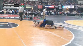 AA - 215 lbs Cons. Round 2 - Anderson Cliver, Missoula Big Sky / Loyola Sacred Heart vs Isaiah Matosich, Gallatin (Bozeman)