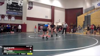 190 lbs Championship Bracket - Bre Lapier, Franklin Community vs Allie McAfee, Henryville