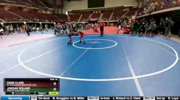 80 lbs Round 2 - Jordan Roland, Wesley Club Wrestling vs Zane Clark, El Paso Supers Wrestling Club