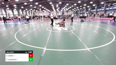 120 lbs Consi Of 32 #1 - Javier Lopez, AZ vs Tristen Lawrence, NC