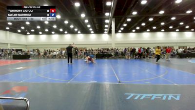 132 lbs Champ. Round 1 - Anthony Ciotoli, VA vs Taylor Martinez, FL