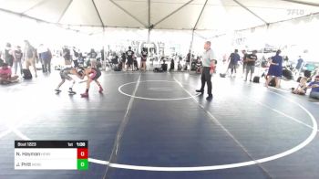 74 lbs Semifinal - Nicholai Hayman, Hemet YW vs James Pritt, NexGen RTC