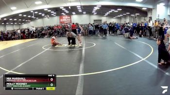 71-75 lbs Quarterfinal - Molly Mooney, Impact Wrestling Academy vs Mia Marshall, Powhatan Youth Wrestling Club