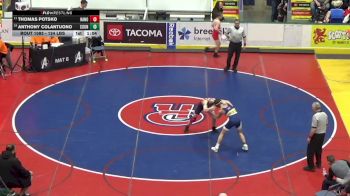 124 lbs Quarterfinal - Thomas Potsko, Hanover Area vs Anthony Colantuono, Council Rock South