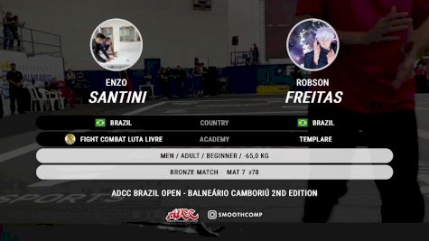 Robson Freitas vs Enzo Santini 2024 ADCC Balneario Open