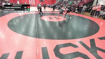 157 lbs Cons. Round 3 - Luciano Litro, St. Charles (EAST) vs Sajjad Abdulrazzaq, FREEPORT (HS)