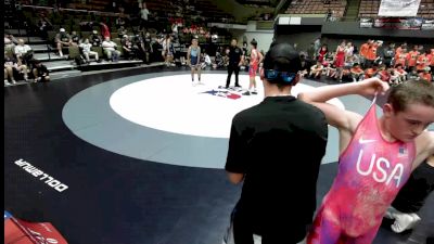 126 lbs Bradley Johnson, SAWA - Sacramento Area Wrestling Association vs Mathew Gonzalez, KCWA - Kern County Wrestling Association