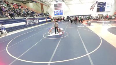 120 lbs Champ. Round 2 - Kaylee Benyo, Sterling (Newman Central Catholic) vs Lilyana Malagon, Chillicothe (Illinois Valley Central)