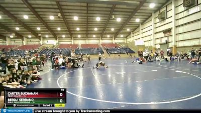 92 lbs Placement (16 Team) - Carter Buchanan, Team Champs vs Berdji Serrano, Gold Rush Wrestling