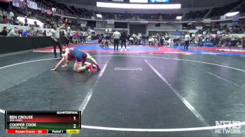 7A 175 lbs Quarterfinal - Cooper Cook, Vestavia Hills vs Ben Crouse, Bob Jones