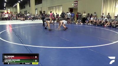 157 lbs Round 1 (32 Team) - Cayden Richard, BRAWL Black vs Eli Moore, TNWA #2