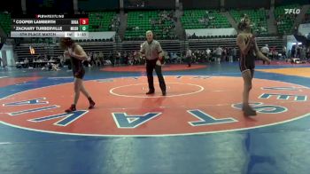 6A 126 lbs 5th Place Match - Zackary Turberville, Muscle Shoals vs Cooper Lamberth, Southside Gadsden