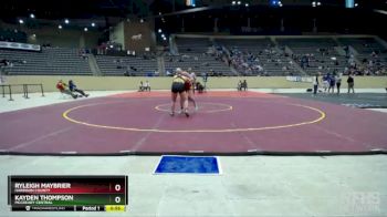 185 lbs Cons. Round 2 - Kayden Thompson, Mccreary Central vs Ryleigh Maybrier, Harrison County