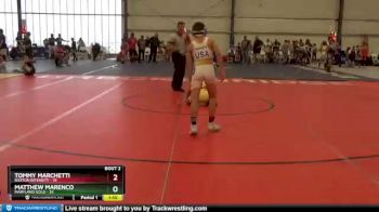 92 lbs Round 1 - Tommy Marchetti, Buxton Intensity vs Matthew Marenco, Maryland GOLD