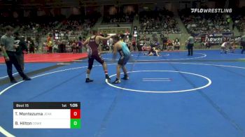 Round Of 16 - Tallen Montezuma, Jenks Trojan Wrestling Club vs Brantley Hilton, Coweta Tiger Wrestling