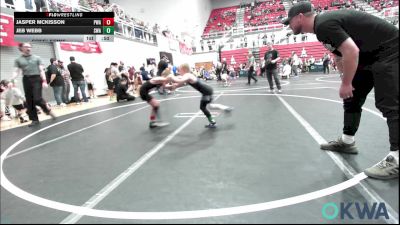 52 lbs Consolation - Jasper McKisson, Perry Wrestling Academy vs Jeb Webb, Shelton Wrestling Academy