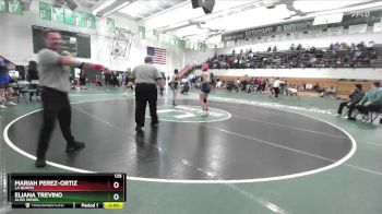 135 lbs Quarterfinal - Eliana Trevino, Aliso Niguel vs Mariah Perez-Ortiz, La Quinta