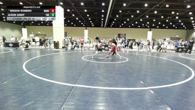 100 lbs Champ. Rd Of 16 - Brison Romero, Mile High Wrestling Club vs Jaxon Jundt, Team Missouri Select