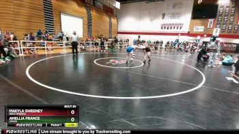 140 lbs Champ. Round 1 - Makyla Sweeney, Rock Springs vs Amellia France, Lyman