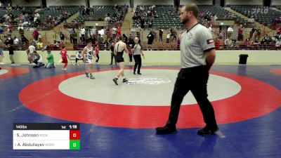 140 lbs Final - Sawyer Johnson, Rockmart Takedown Club vs Abdulla Abdullayev, Morris Fitness Wrestling Club