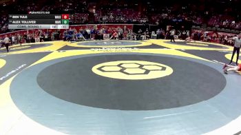 D2-215 lbs Cons. Round 1 - Ben Tule, Wauseon vs Alex Tolliver, Waverly