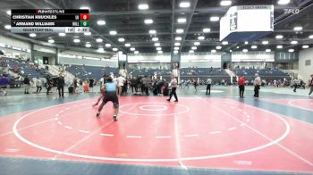 149 lbs Quarterfinal - Christian Knuckles, Liberty U vs Armand Williams, Gladiator Wrestling Club