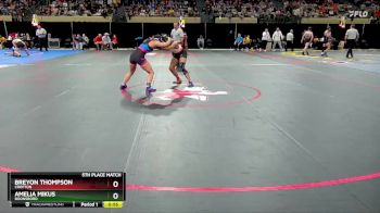 135 lbs 5th Place Match - Amelia Mikus, Boonsboro vs Breyon Thompson, Crofton