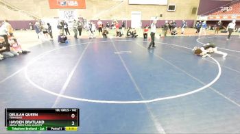 142 lbs Quarterfinal - Hayden Bratland, Ubasa Wrestling Academy vs Delilah Queen, Tennessee