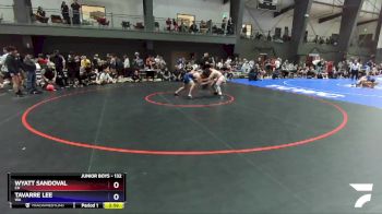 132 lbs Champ. Round 3 - Wyatt Sandoval, CA vs Tavarre Lee, WA