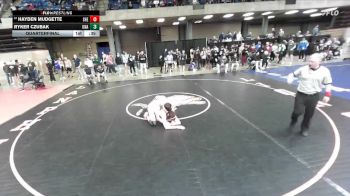 190 lbs Quarterfinal - Hayden Mudgette, Shelbyville vs Ryker Czubak, Unattached